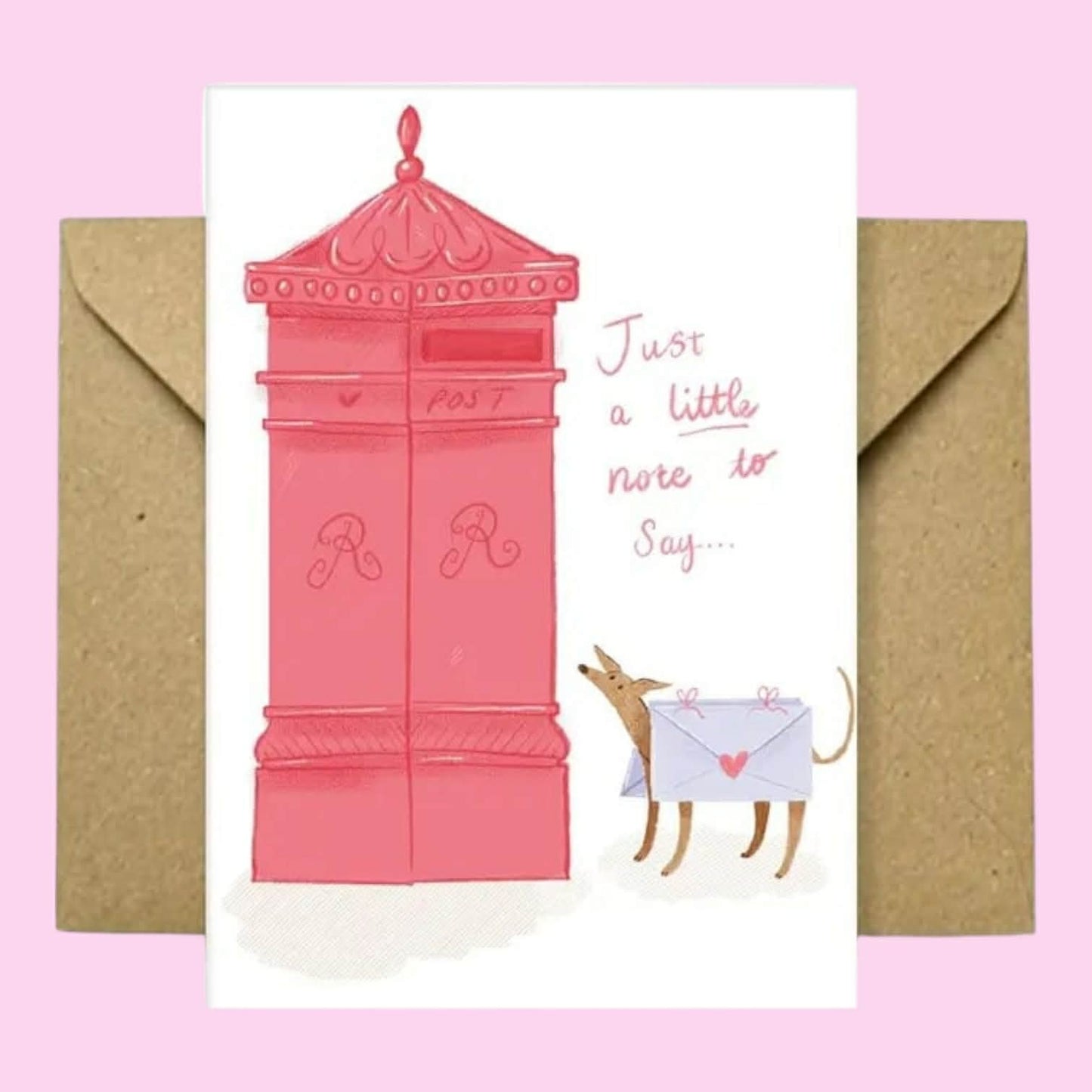 Little Note, A6 Greetings Card - Bryony Moss Illustration
