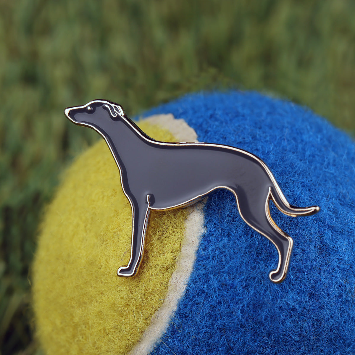 Greyhound Enamel Pin or Keyring