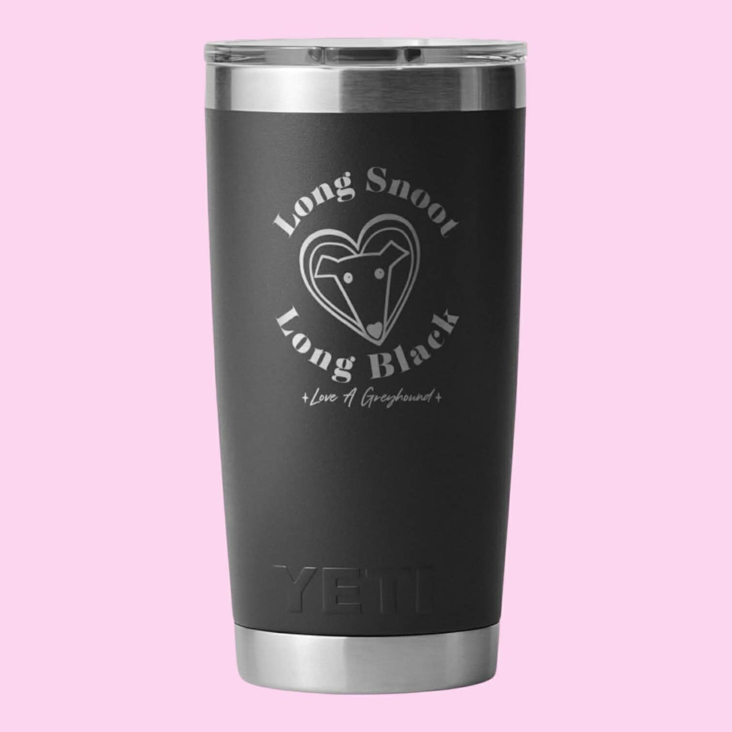 Yeti Tumbler Long Snoot Long Black 591ML