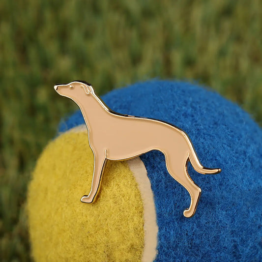 Greyhound Enamel Pin or Keyring