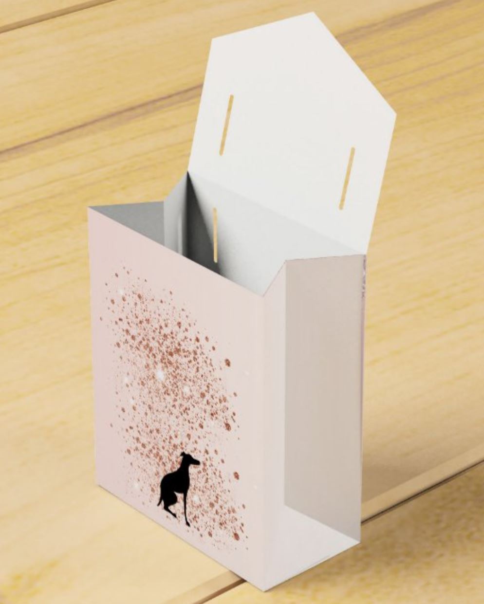 Rose Gold Blush Pink Glitter Gift Bag