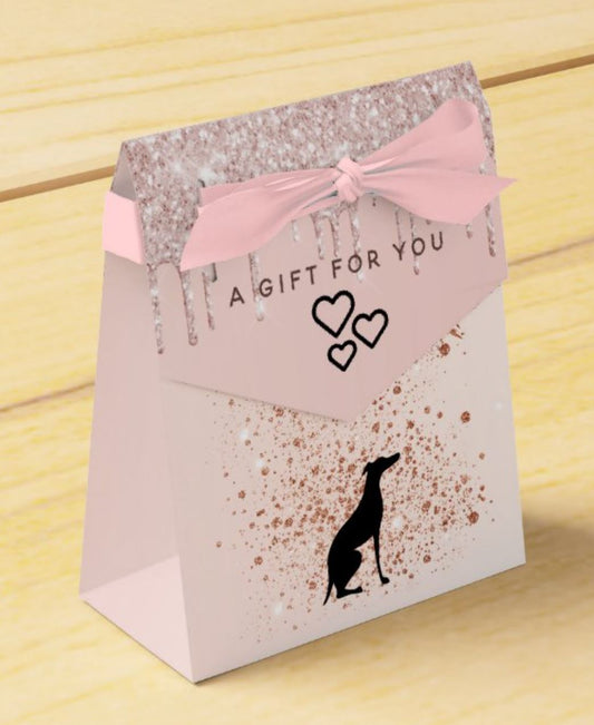 Rose Gold Blush Pink Glitter Gift Bag