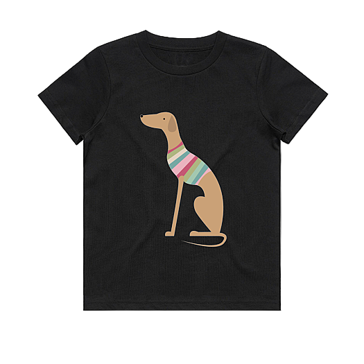 Babies Tee Sitting Greyhound