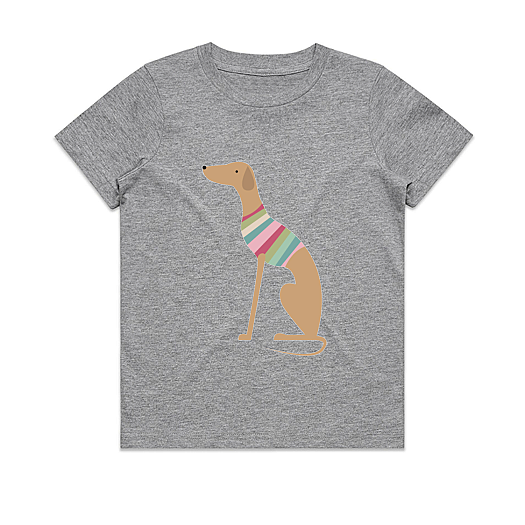 Babies Tee Sitting Greyhound