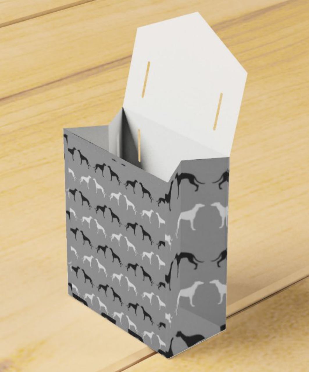 Greyhound Wallpaper Print Gift Bag