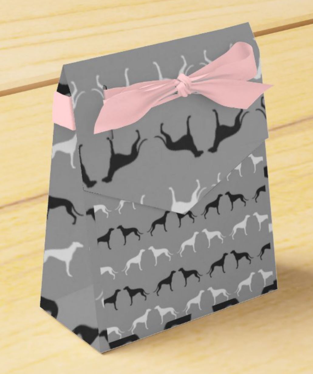Greyhound Wallpaper Print Gift Bag