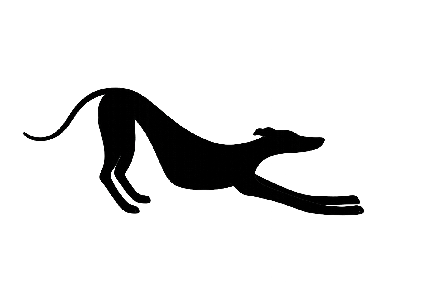 Babies Tee Stretching Greyhound