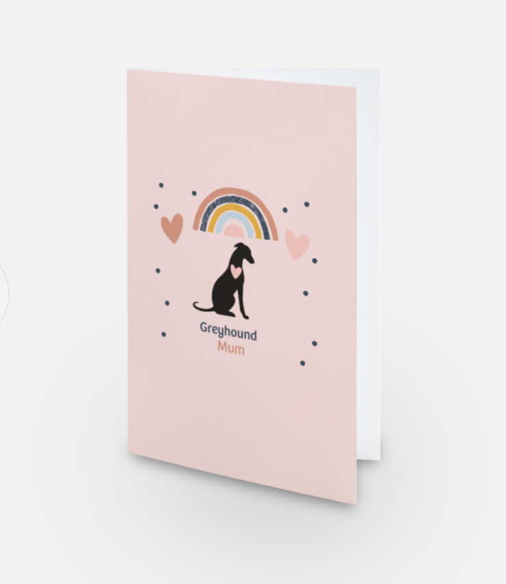 Greyhound Mum Card