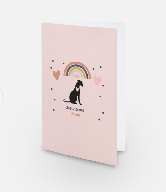 Greyhound Mum Card