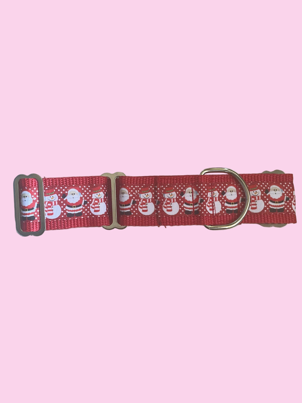 Santa & Snowmen Martingale Collar