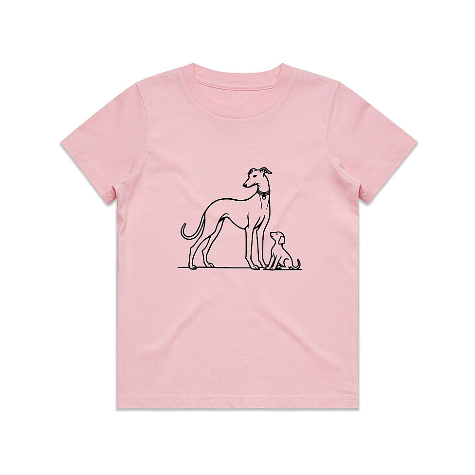 Babies Tee Greyhound Mum and Puppy