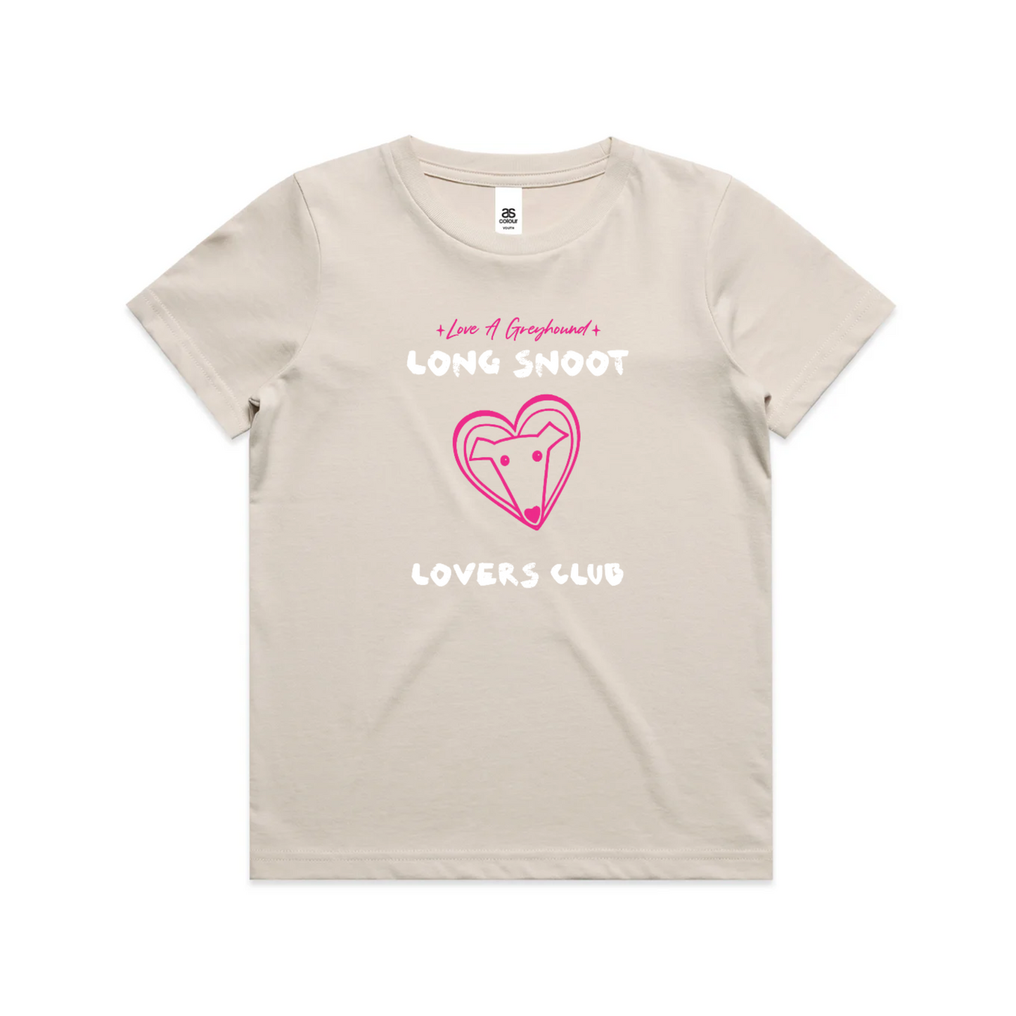 AS Colour Staple Kids T-Shirt Long Snoot Lovers Club