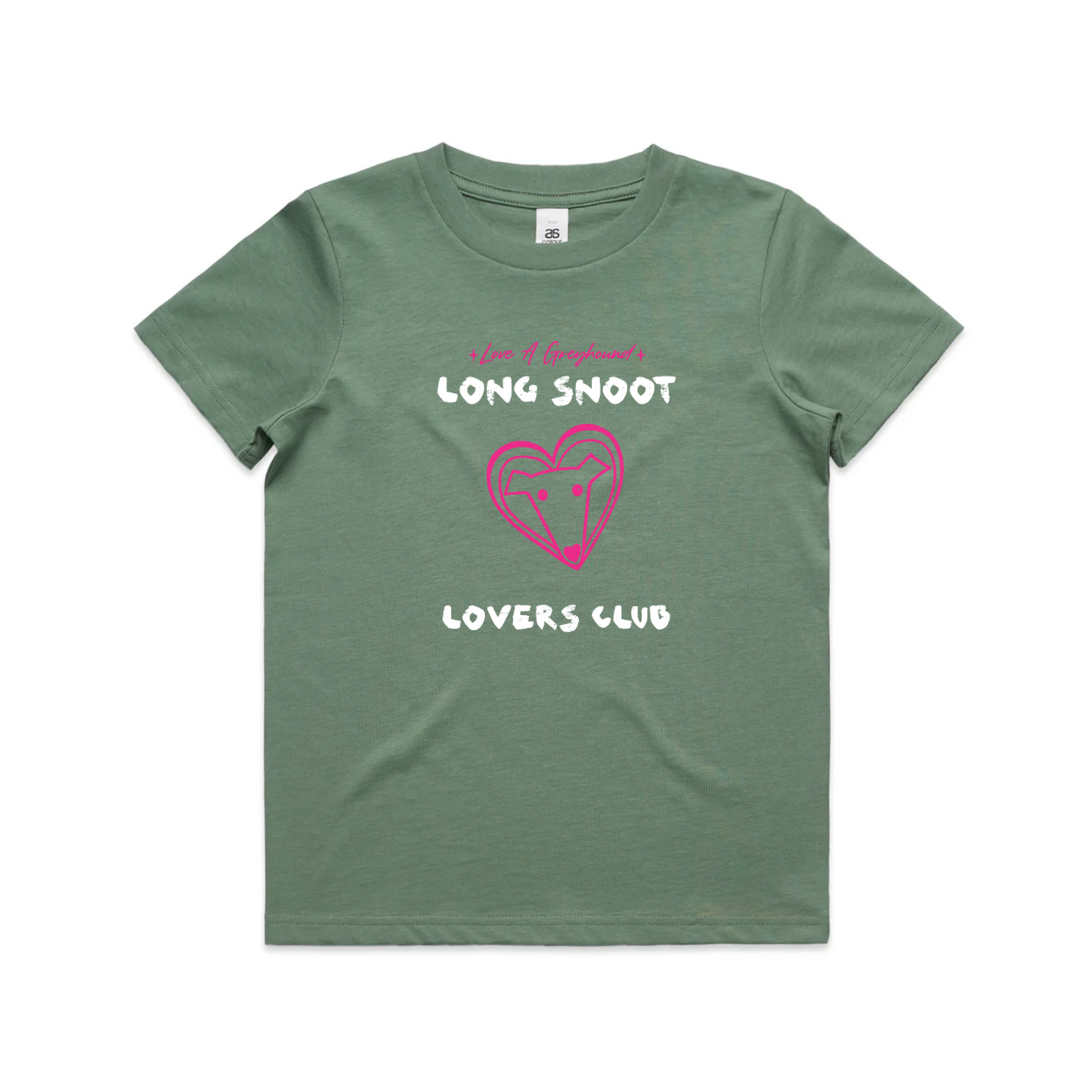 AS Colour Staple Kids T-Shirt Long Snoot Lovers Club