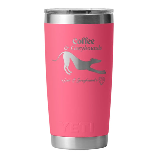 Yeti Tumbler Coffee & Greyhounds 591ML
