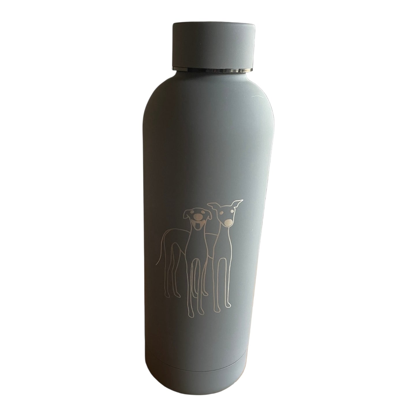 Engraved Luxe Matte Finish 500ml Stainless Steel Water Bottle