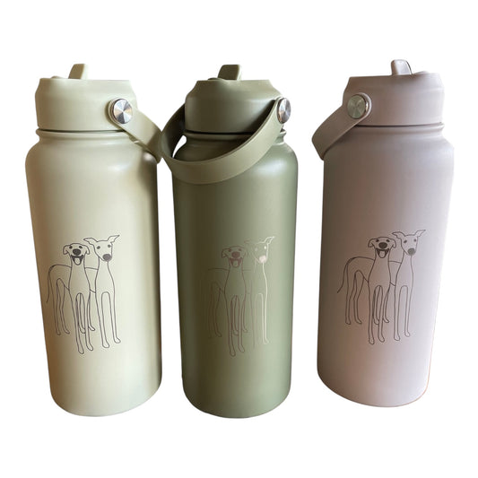 Engraved 1L Water Bottle with Carry Handle
