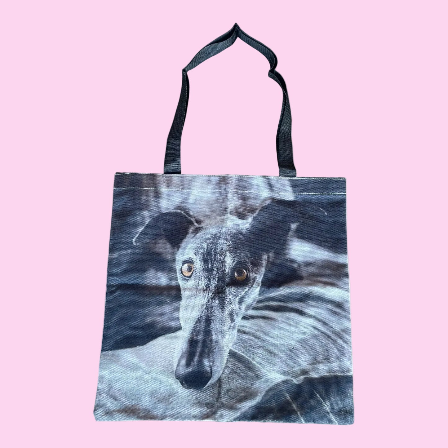 Black Greyhound Tote Bag