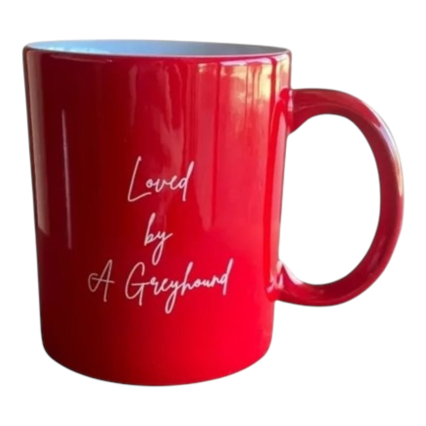Loved By A Greyhound Mug