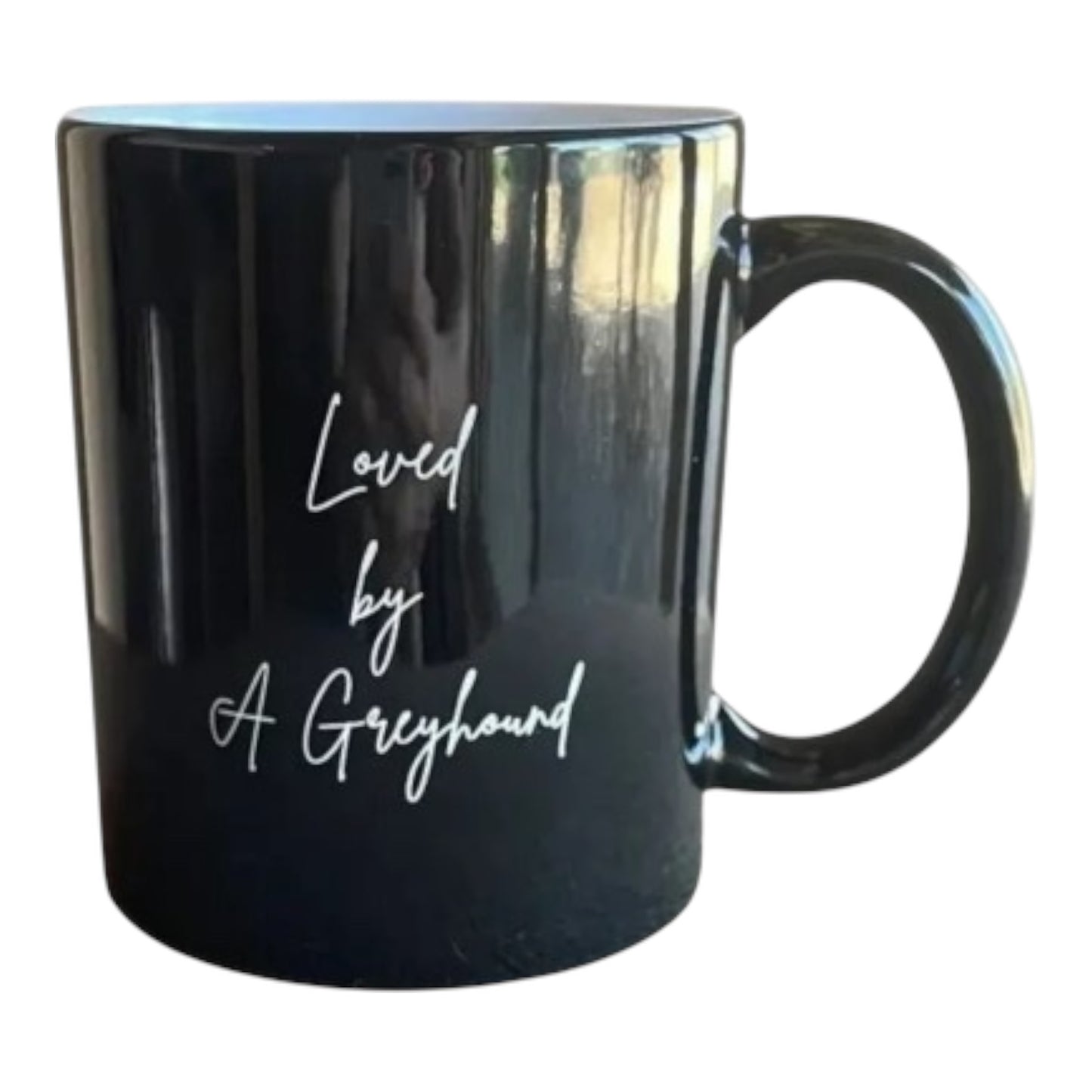 Loved By A Greyhound Mug