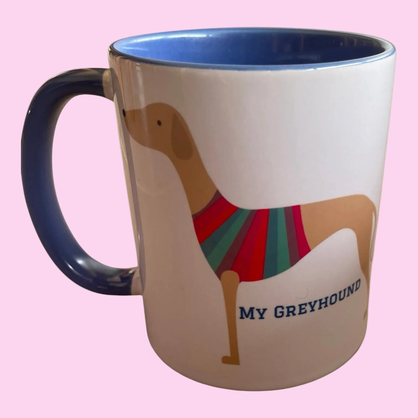 My Greyhound in PJs Mug