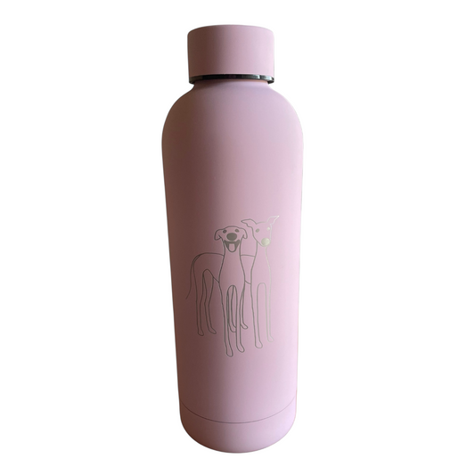 Engraved Luxe Matte Finish 500ml Stainless Steel Water Bottle