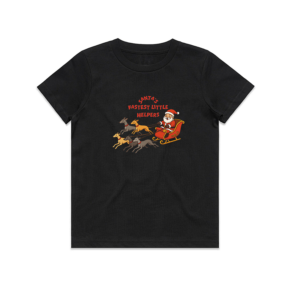 AS Colour Staple Kids T-Shirt Santa's Fastest Little Helpers