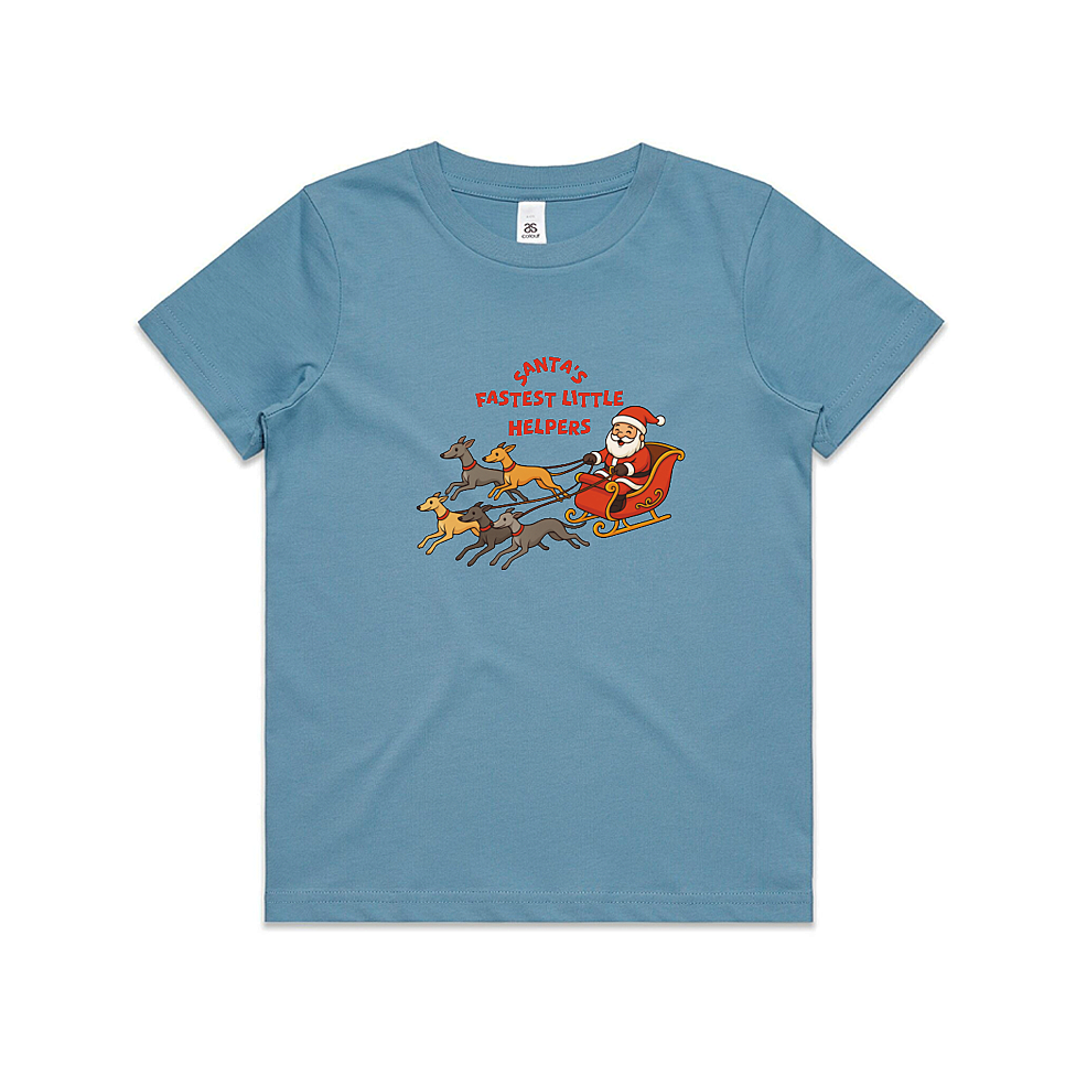 AS Colour Staple Kids T-Shirt Santa's Fastest Little Helpers
