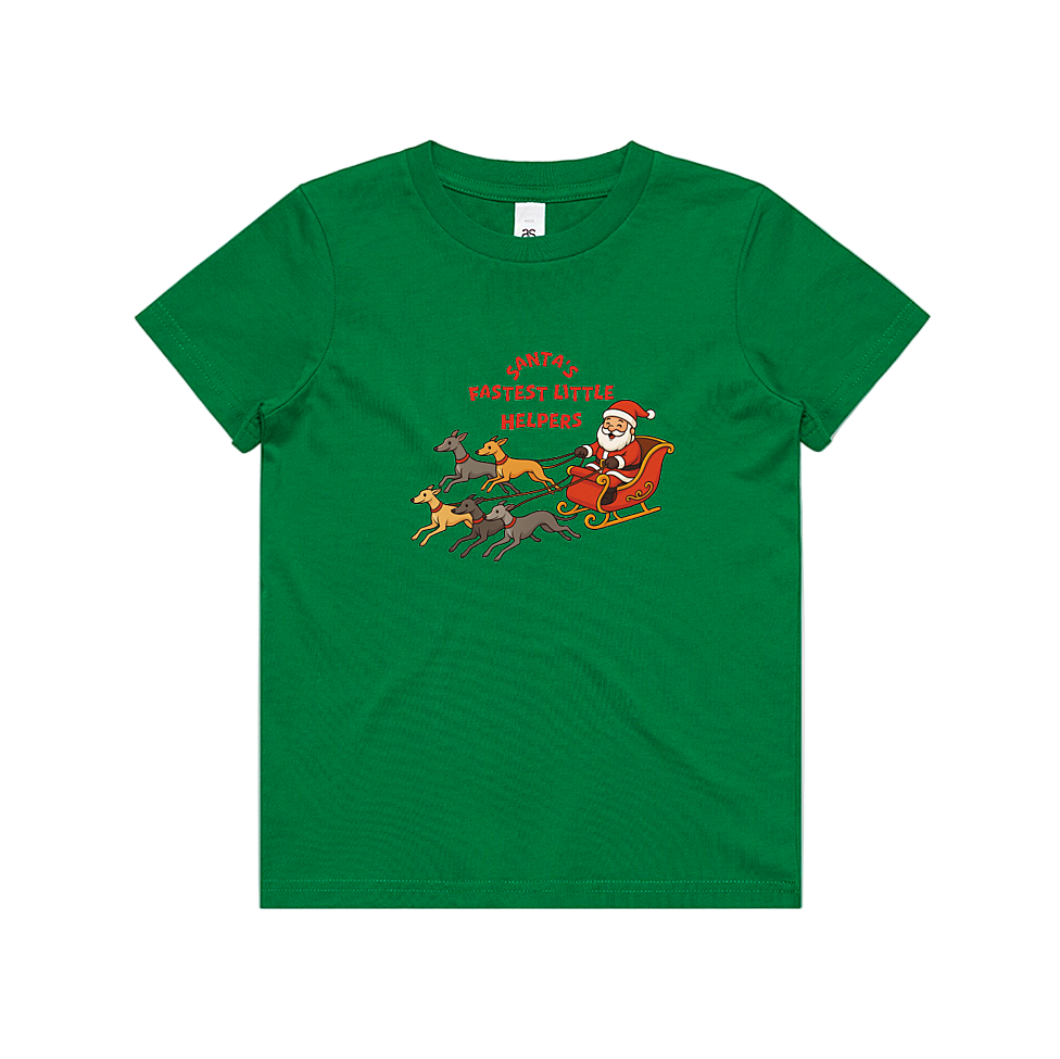 AS Colour Staple Kids T-Shirt Santa's Fastest Little Helpers