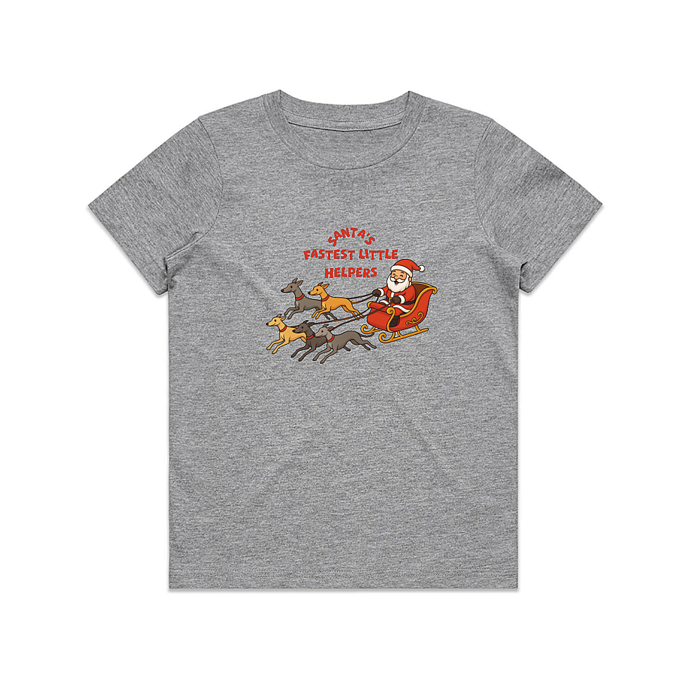 AS Colour Staple Kids T-Shirt Santa's Fastest Little Helpers