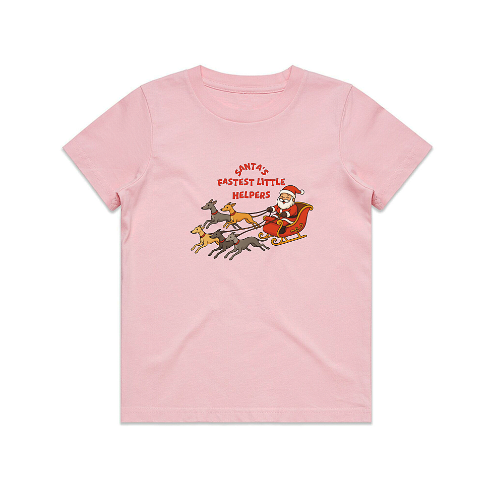 AS Colour Staple Kids T-Shirt Santa's Fastest Little Helpers