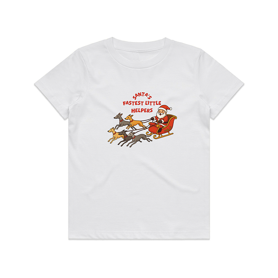 AS Colour Staple Kids T-Shirt Santa's Fastest Little Helpers