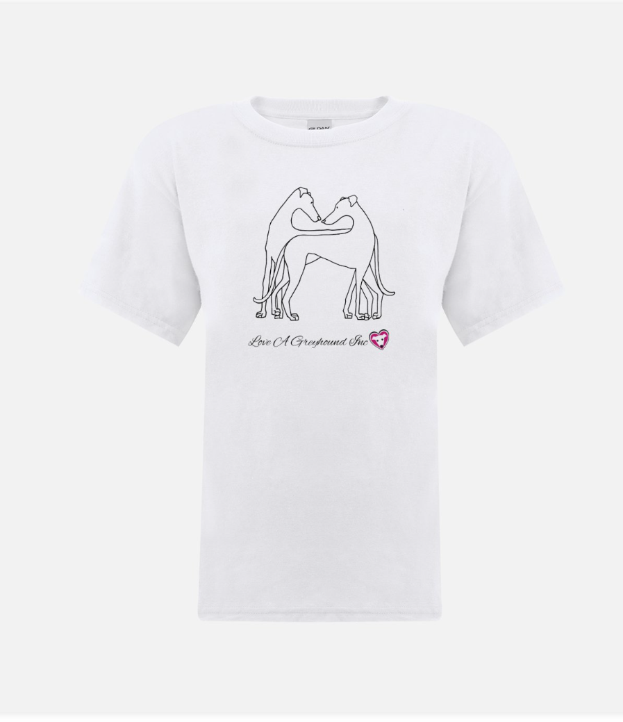 Greyhound Love Kids T-Shirt