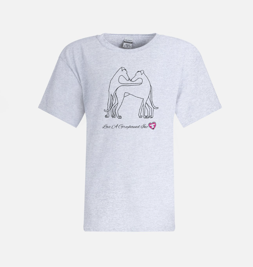 Greyhound Love Kids T-Shirt