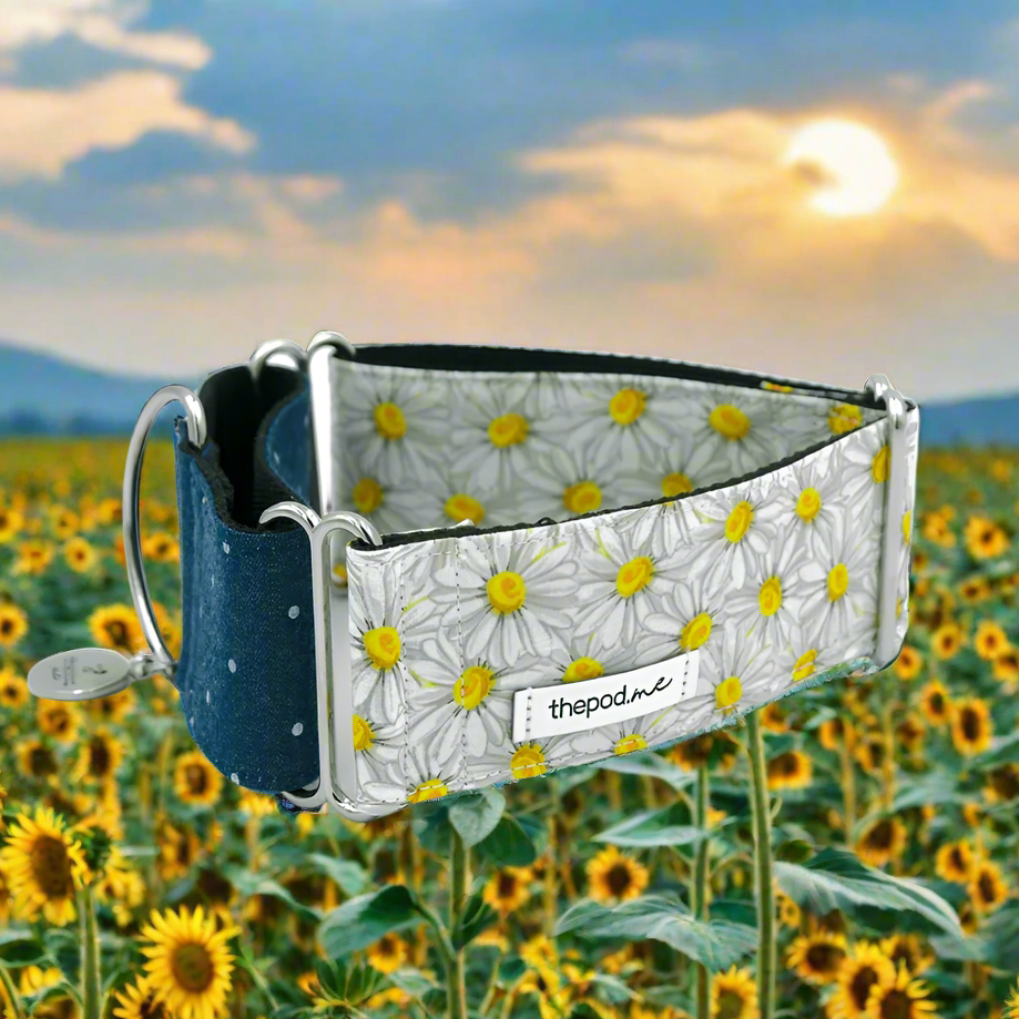 Sunflower Fields Martingale Collar