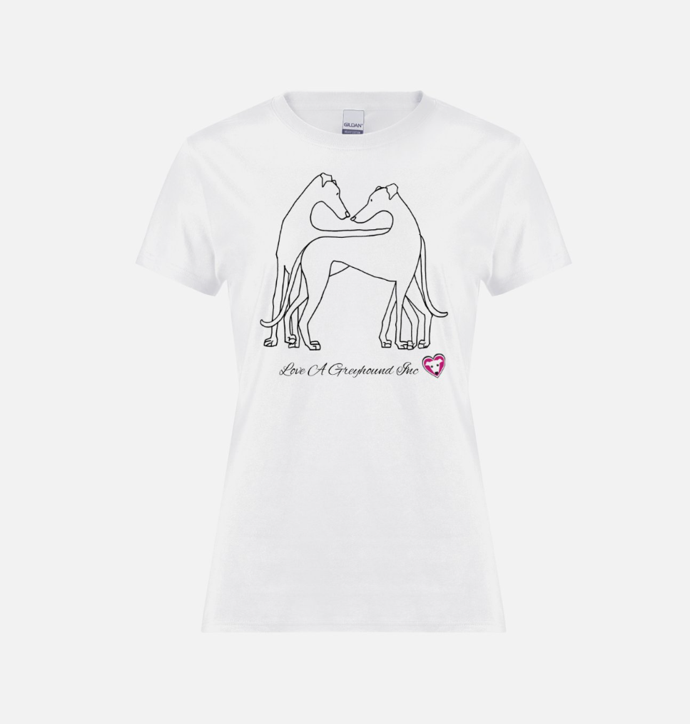 Greyhound Love Ladies T-Shirt