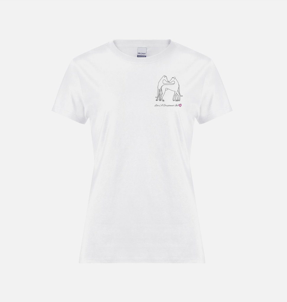 Greyhound Love Ladies T-Shirt