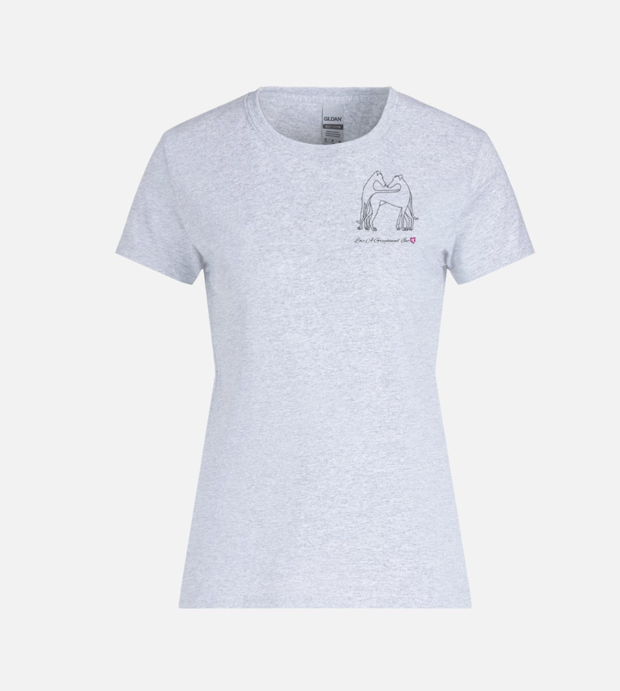 Greyhound Love Ladies T-Shirt