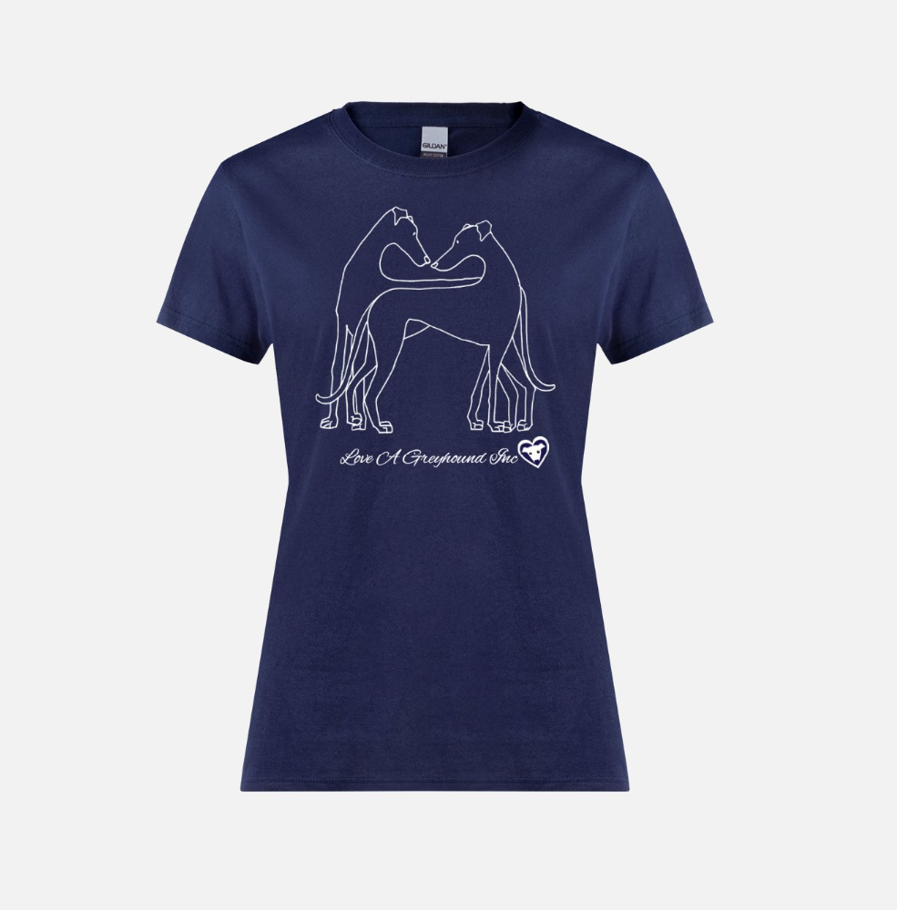 Greyhound Love Ladies T-Shirt