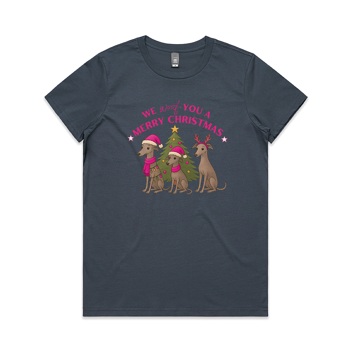 AS Colour Maple Ladies We Woof You A Merry Christmas