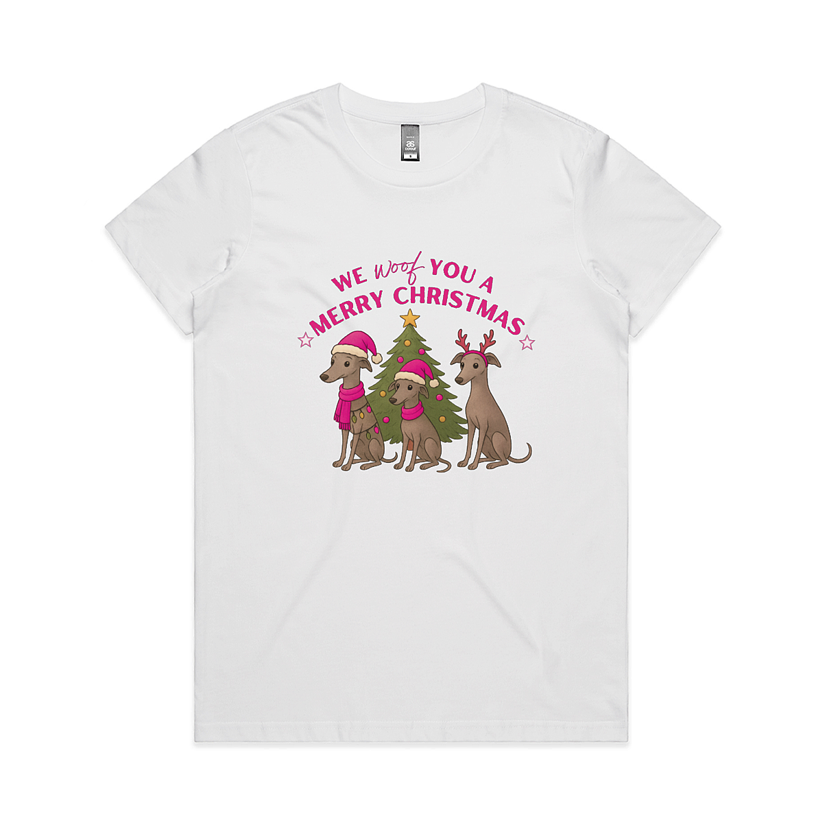 AS Colour Maple Ladies We Woof You A Merry Christmas