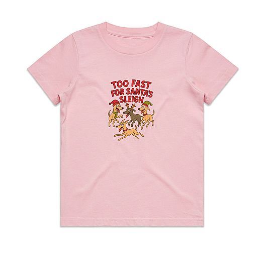 Babies Tee Too Fast For Santa's Sleigh