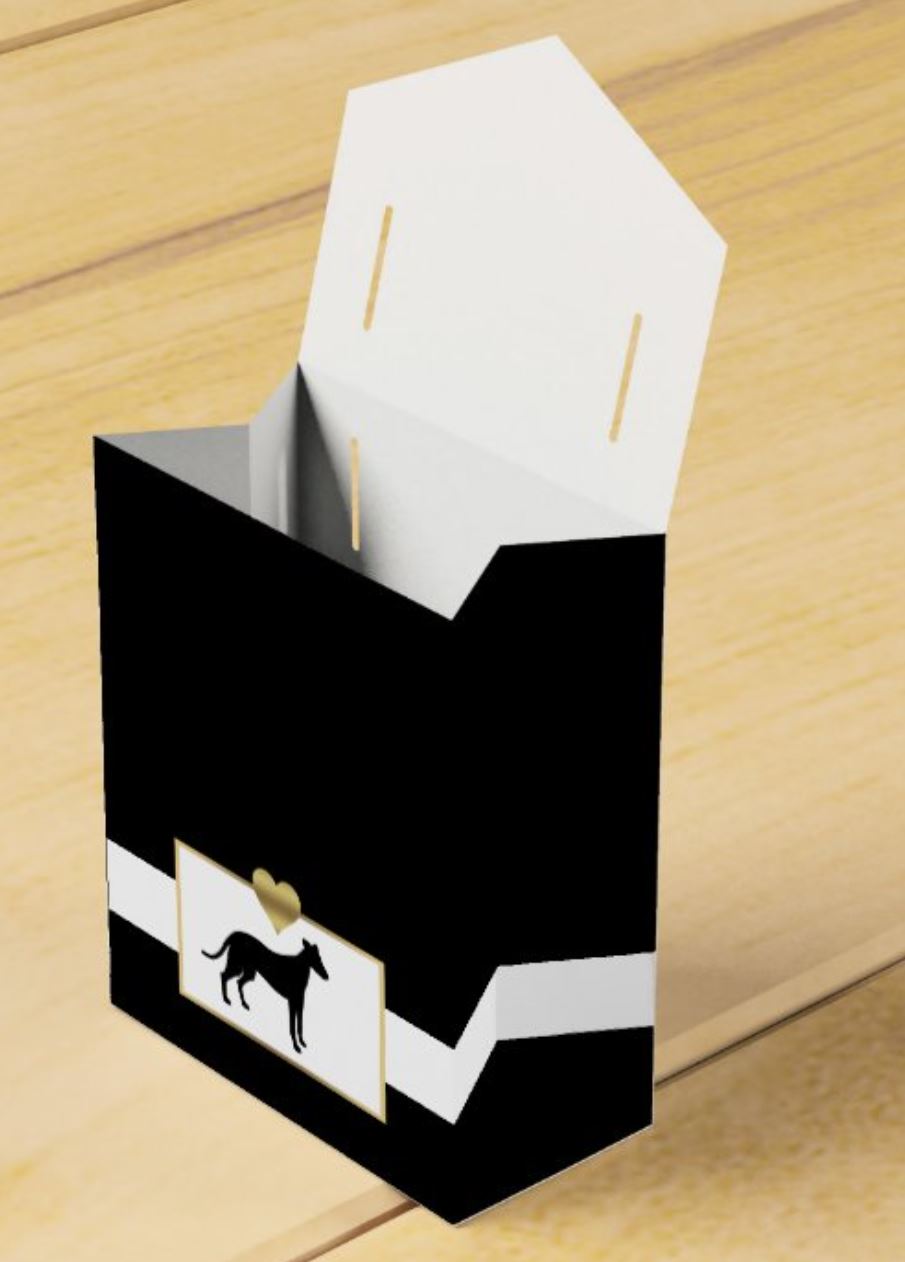 Classic Black, White & Gold Gift Bag