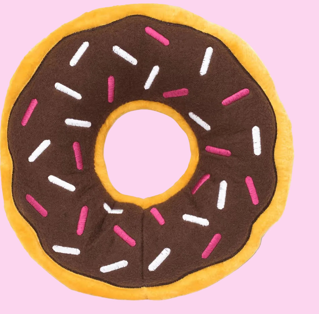 Zippy Paws Chocolate Donut Toy