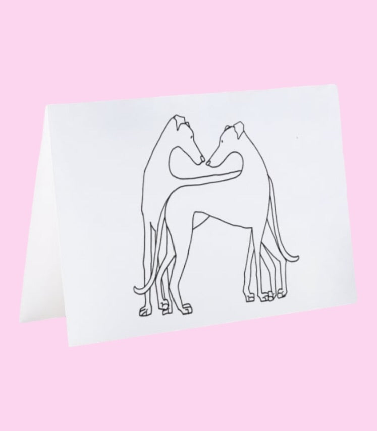 Card - Greyhound Love