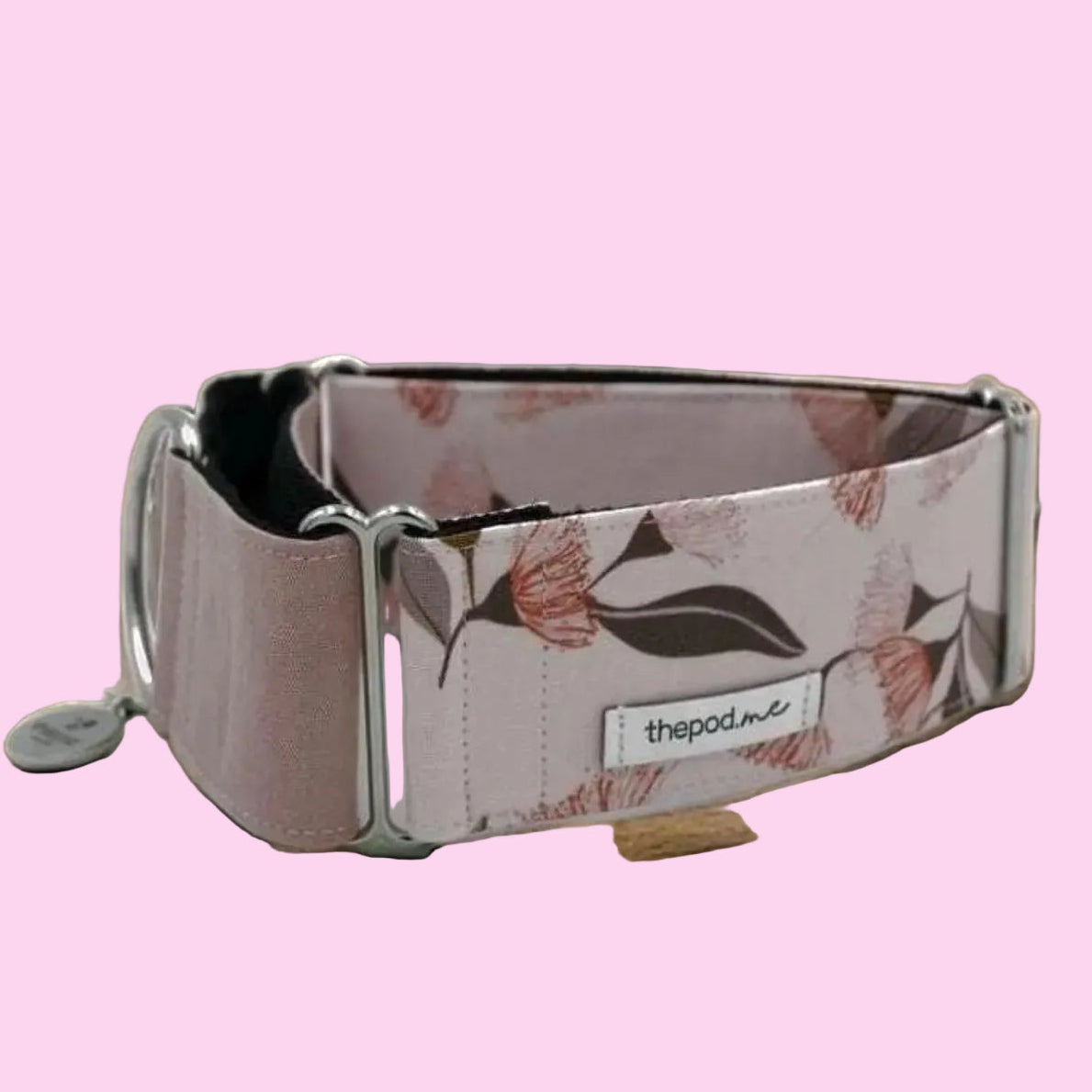 Aussie Native Eucalyptus Pink Martingale Collar