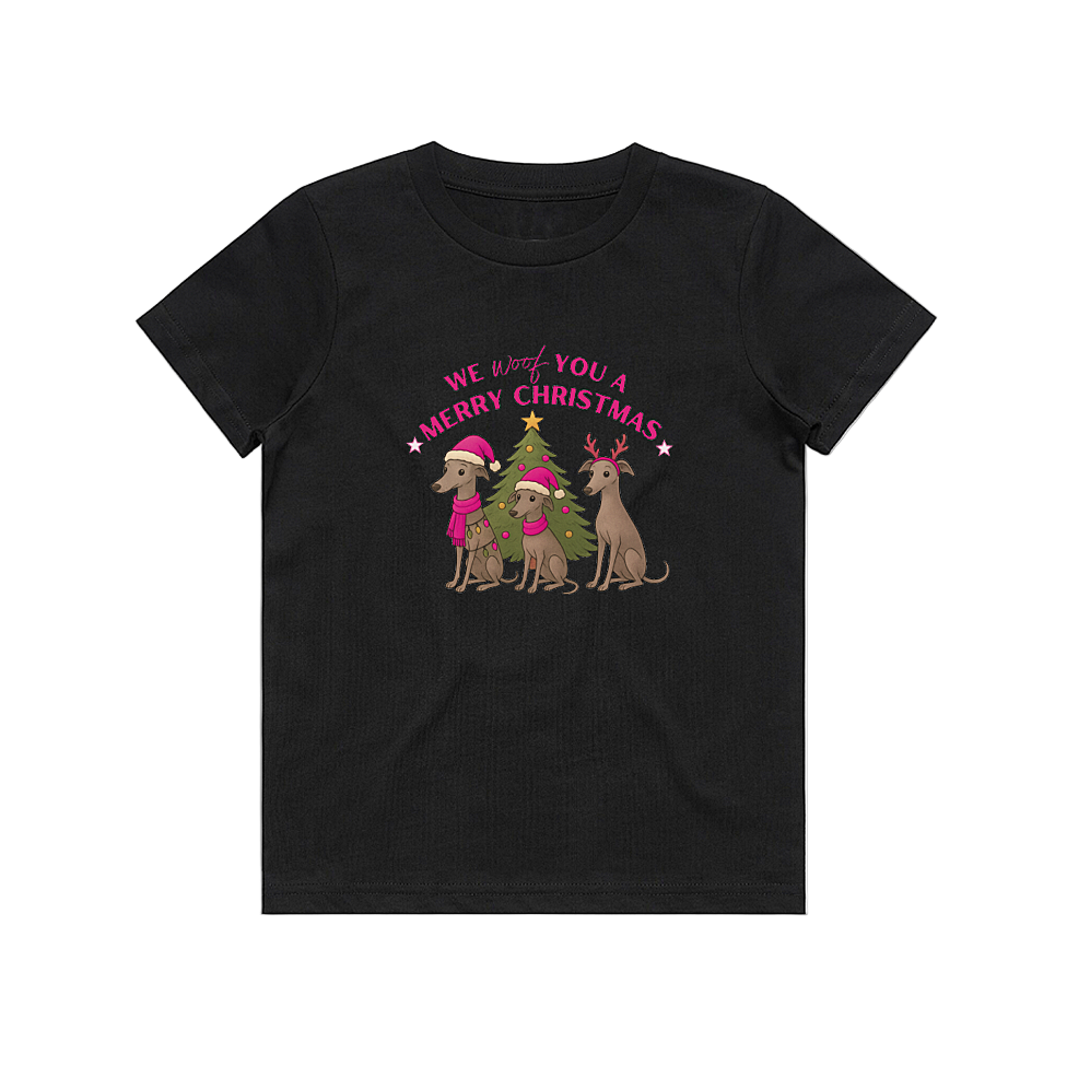 AS Colour Staple Kids T-Shirt We Woof You A Merry Christmas