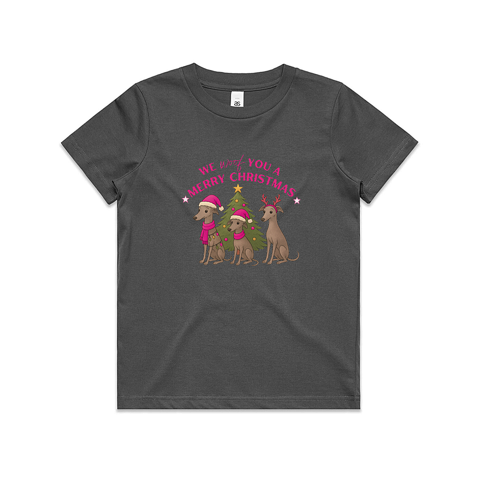 AS Colour Staple Kids T-Shirt We Woof You A Merry Christmas