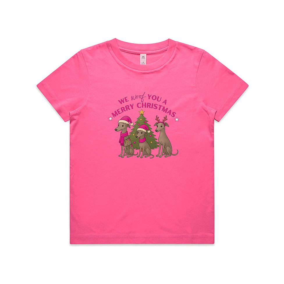 AS Colour Staple Kids T-Shirt We Woof You A Merry Christmas