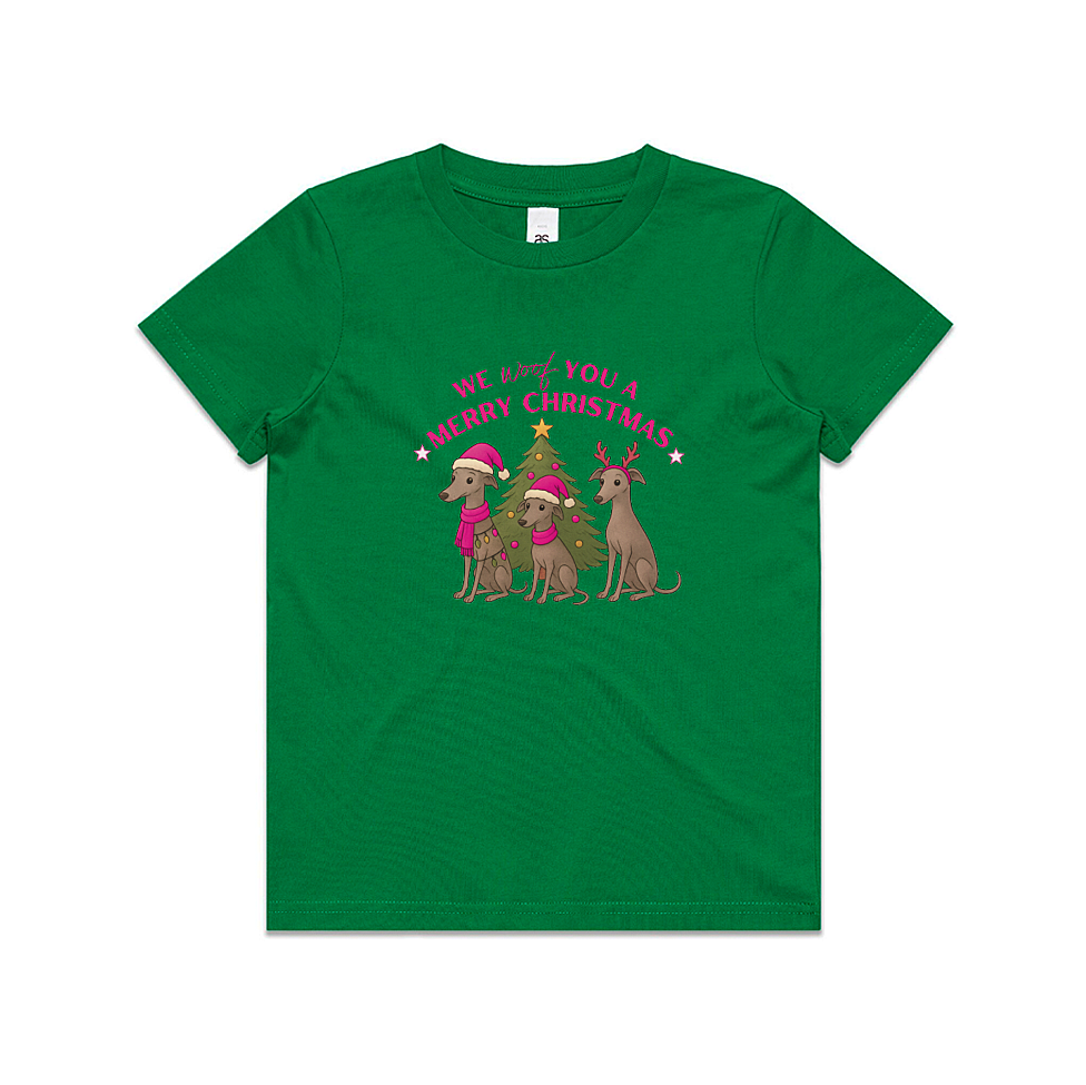 AS Colour Staple Kids T-Shirt We Woof You A Merry Christmas