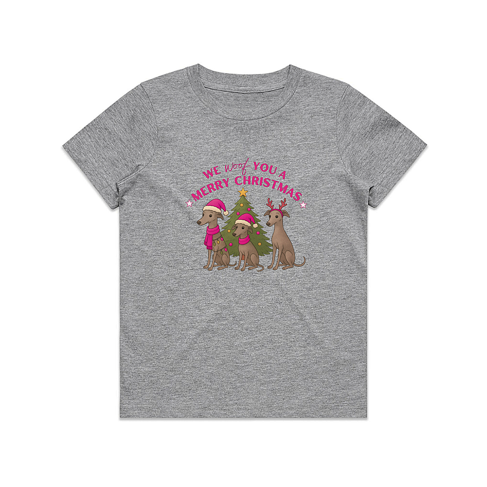 AS Colour Staple Kids T-Shirt We Woof You A Merry Christmas